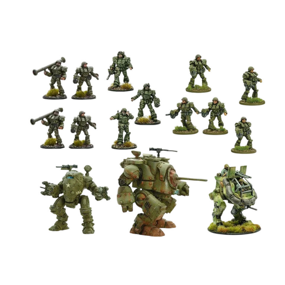 US "Recon in Force" Army Bundle (Custom Painted) (Assembled)