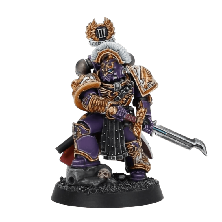 Captain Saul Tarvitz Custom Painted Assembled Warhammer 40k Miniature