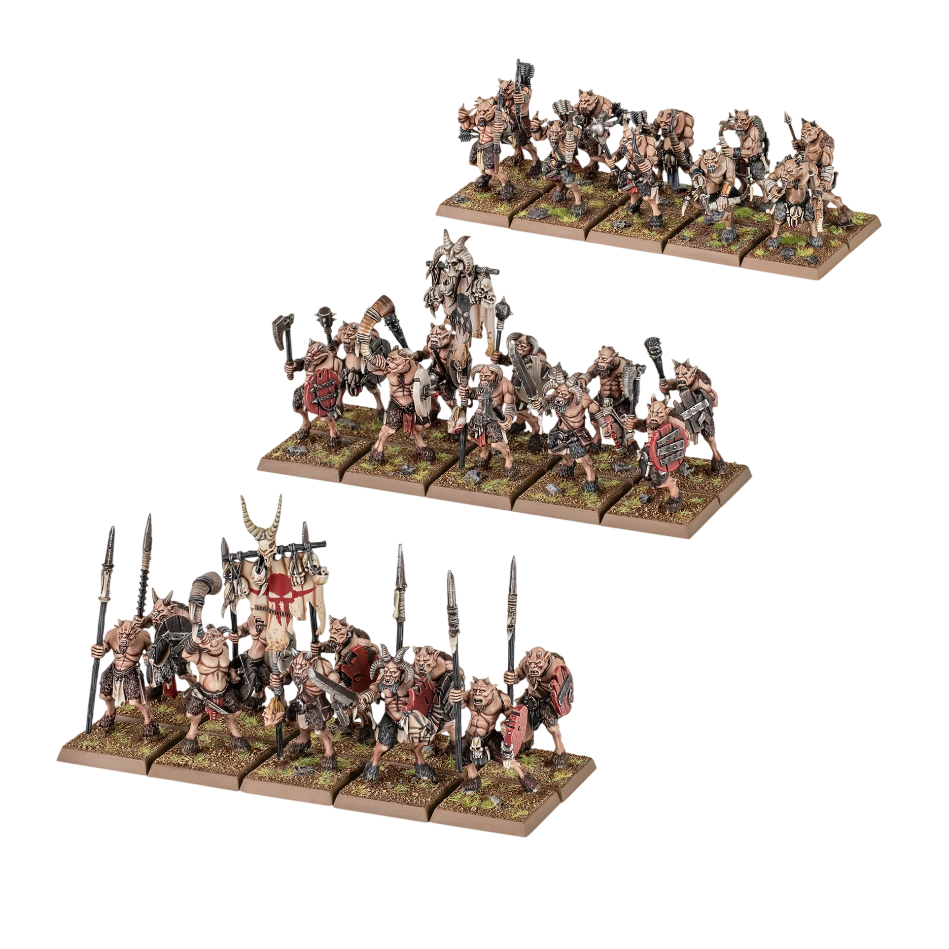 Ungor Herd (Custom Painted) (Assembled) from Warhammer: The Old World