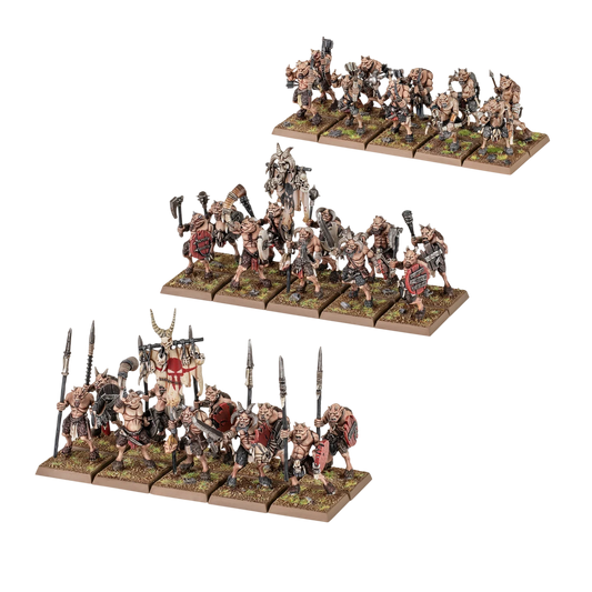 Ungor Herd (Unpainted) (Assembled) from Warhammer: The Old World