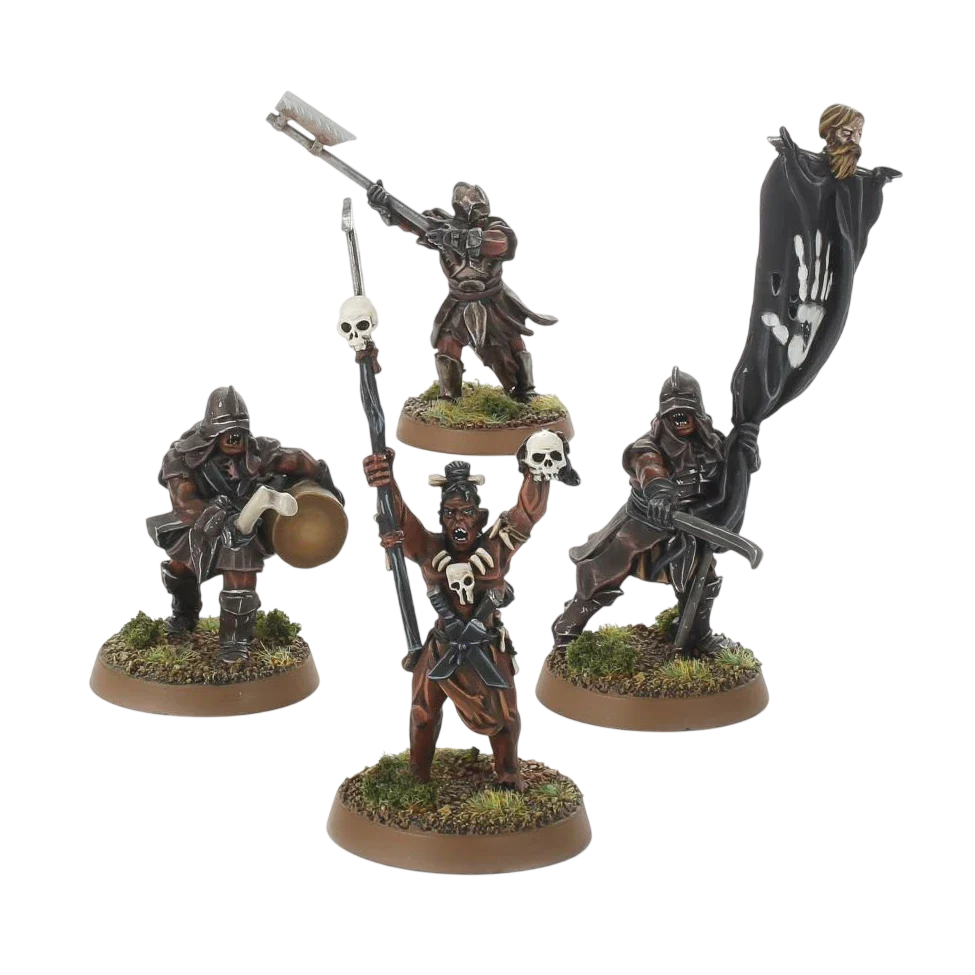Uruk-hai Command (Unpainted) (Assembled)