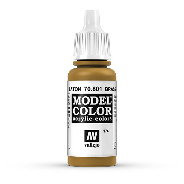 Vallejo Model Color: Brass (70.801) - 17ml