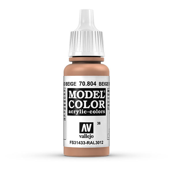 Vallejo Model Color: Beige Red (70.804) - 17ml