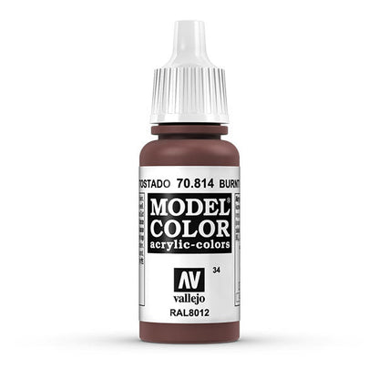 Vallejo Model Color: Burnt Red (70.814) - 17ml