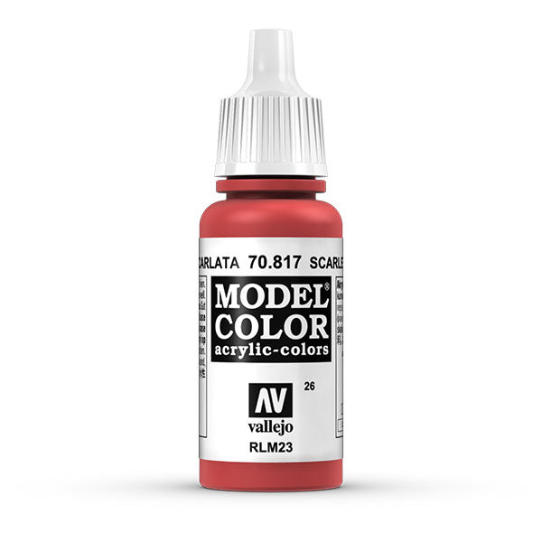 Vallejo Model Color: Scarlet (70.817) - 17ml
