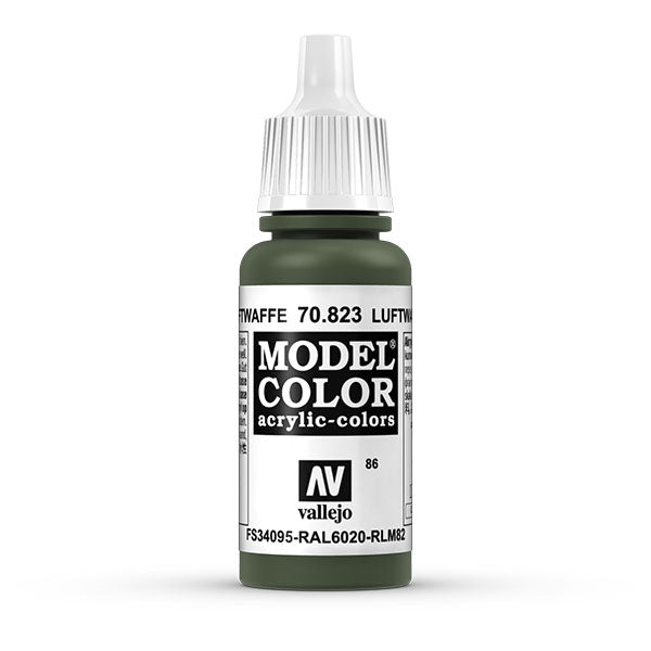 Vallejo Model Color: Luftwaffe Cam. Green (70.823) - 17ml
