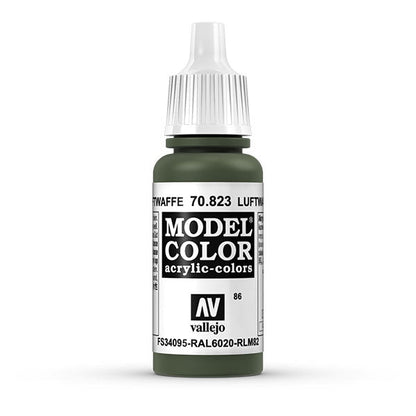 Vallejo Model Color: Luftwaffe Cam. Green (70.823) - 17ml