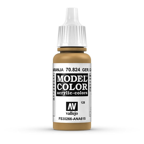 Vallejo Model Color: Ger. C. Orange Ochre (70.824) - 17ml