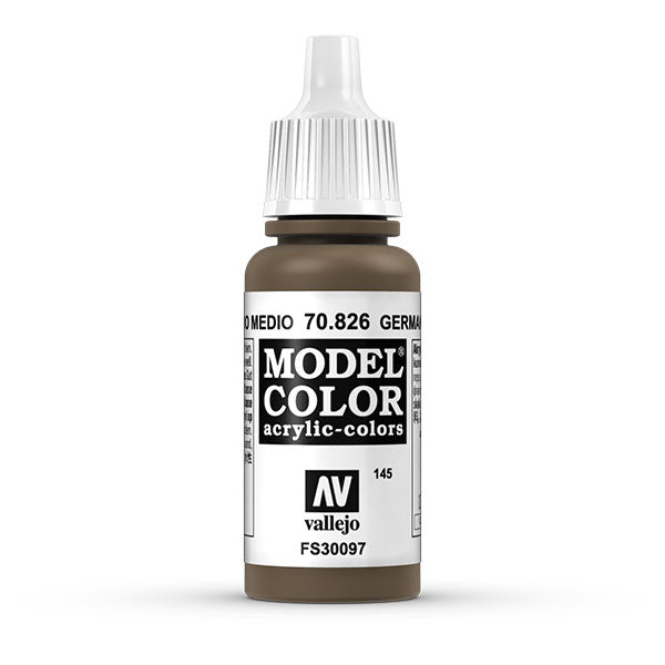 Vallejo Model Color: Ger. Cam. Med. Brown (70.826) - 17ml