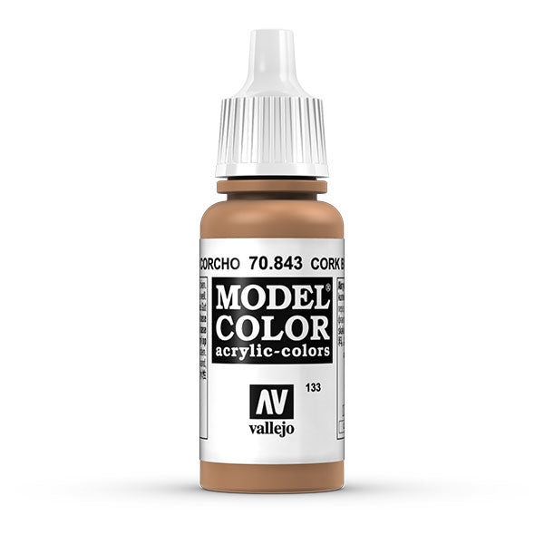 Vallejo Model Color: Cork Brown (70.843) - 17ml