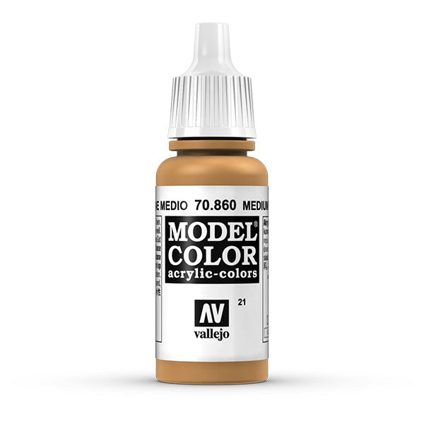 Vallejo Model Color: Medium Fleshtone (70.860) - 17ml