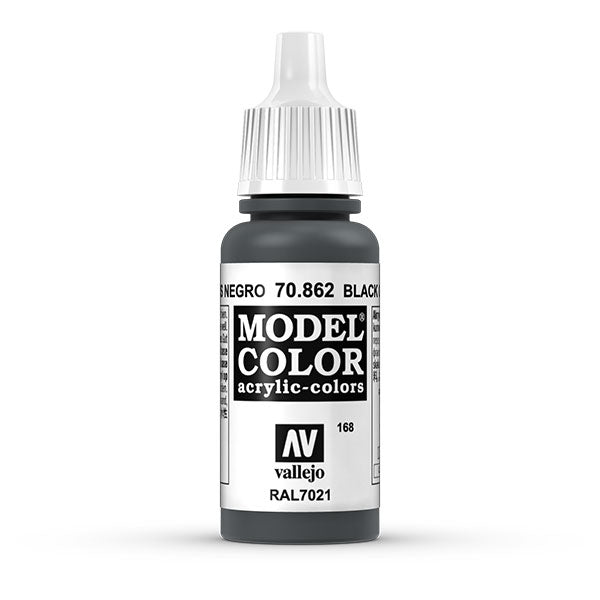 Vallejo Model Color: Black Grey (70.862) - 17ml