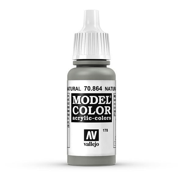 Vallejo Model Color: Natural Steel (70.864) - 17ml