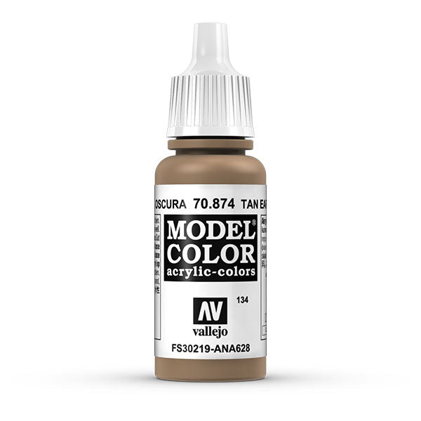 Vallejo Model Color: Tan Earth (70.874) - 17ml