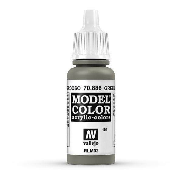 Vallejo Model Color: Green Grey (70.886) - 17ml