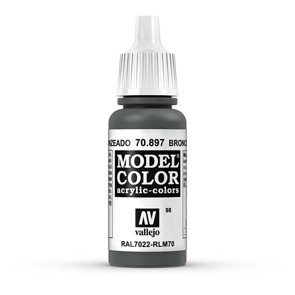 Vallejo Model Color: Bronze Green (70.897) - 17ml