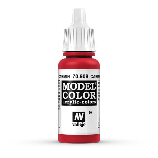 Vallejo Model Color: Carmine Red (70.908) - 17ml