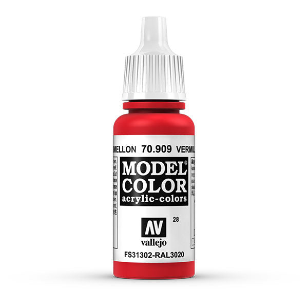 Vallejo Model Color: Vermillion (70.909) - 17ml