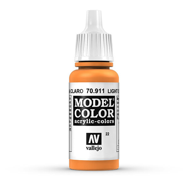 Vallejo Model Color: Light Orange (70.911) - 17ml