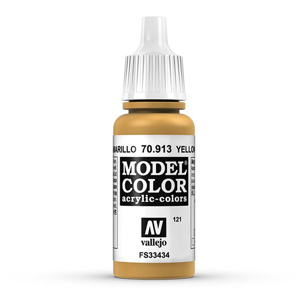 Vallejo Model Color: Yellow Ochre (70.913) - 17ml