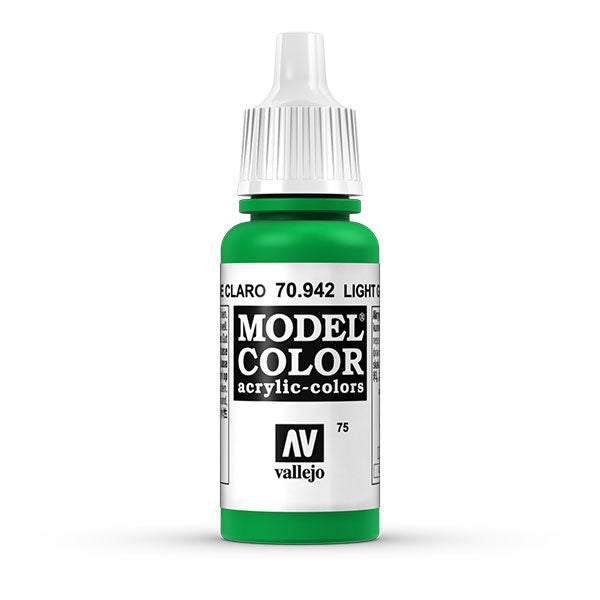 Vallejo Model Color: Light Green (70.942) - 17ml
