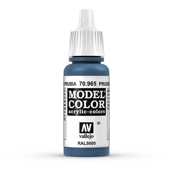 Vallejo Model Color: Prussian Blue (70.965) - 17ml