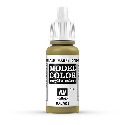 Vallejo Model Color: Dark Yellow (70.978) - 17ml