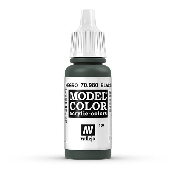 Vallejo Model Color: Black Green (70.980) - 17ml