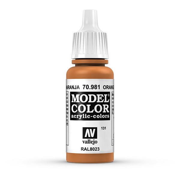 Vallejo Model Color: Orange Brown (70.981) - 17ml