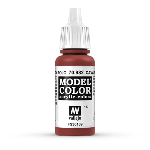 Vallejo Model Color: Cavalry Brown (70.982) - 17ml
