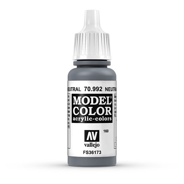 Vallejo Model Color: Neutral Grey (70.992) - 17ml