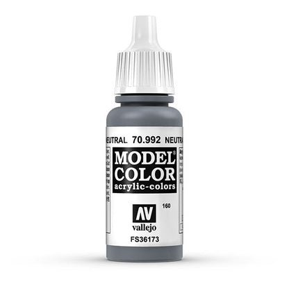 Vallejo Model Color Acrylic Paint, Neutral Grey