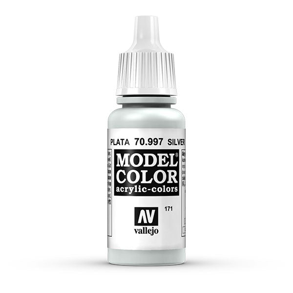 Vallejo Model Color: Silver (70.997) - 17ml