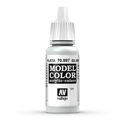 Vallejo Model Color: Silver (70.997) - 17ml