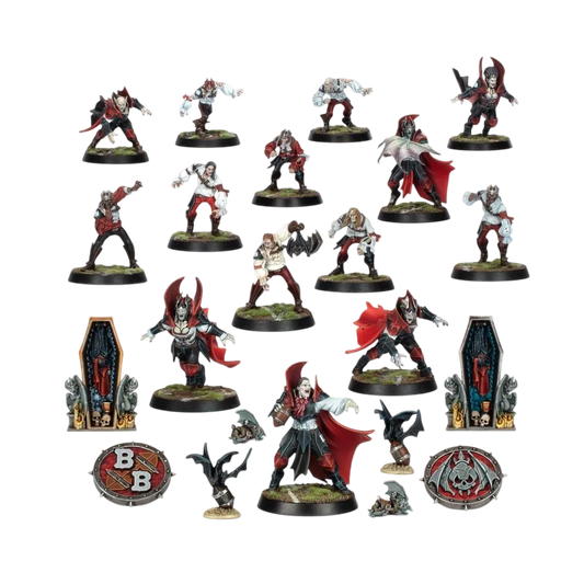 Vampire Blood Bowl Team: The Drakfang Thirsters (Unpainted) (Assembled)