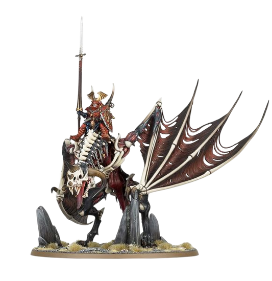 Vampire Lord on Zombie Dragon (Custom Painted) (Assembled)