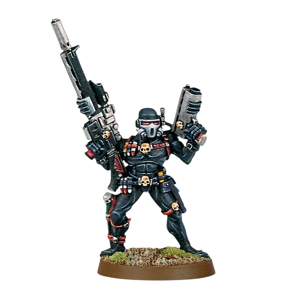 Vindicare Assassin with Exitus Pistol (Custom Painted) (Assembled)
