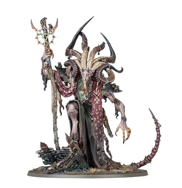 Vizzik Skour, Prophet of the Horned Rat (Custom Painted) (Assembled)