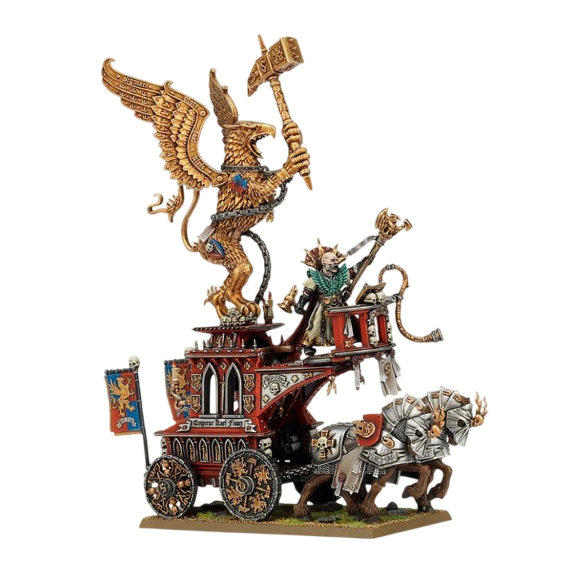 Volkmar the Grim on The War Altar of Sigmar (New on Sprue)