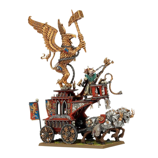 Volkmar the Grim on The War Altar of Sigmar (New on Sprue)