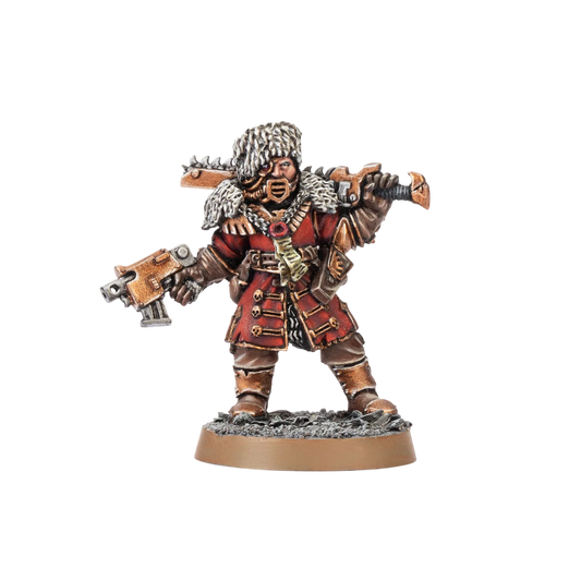 Vostroyan Commander with Chainsword (Custom Painted) (Assembled)