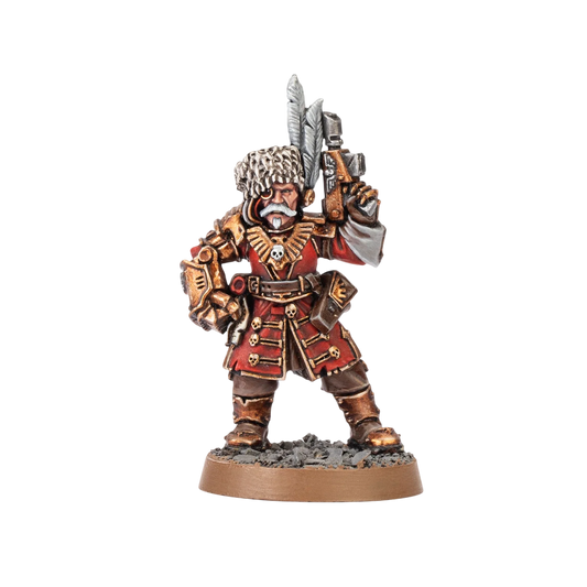 Vostroyan Commander with Power Fist (Unpainted) (Assembled)