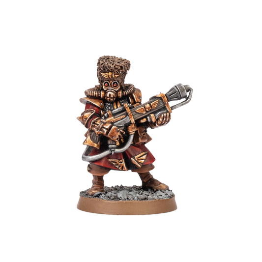 Vostroyan Guardsman with Flamer (New on Sprue)