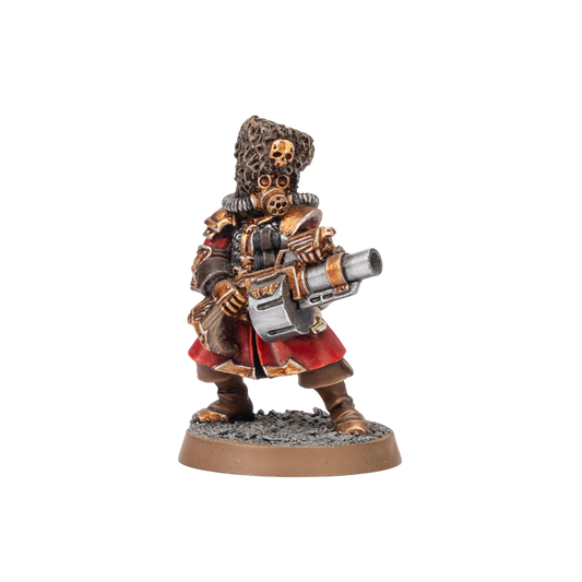 Vostroyan Guardsman with Grenade Launcher (Unpainted) (Assembled)
