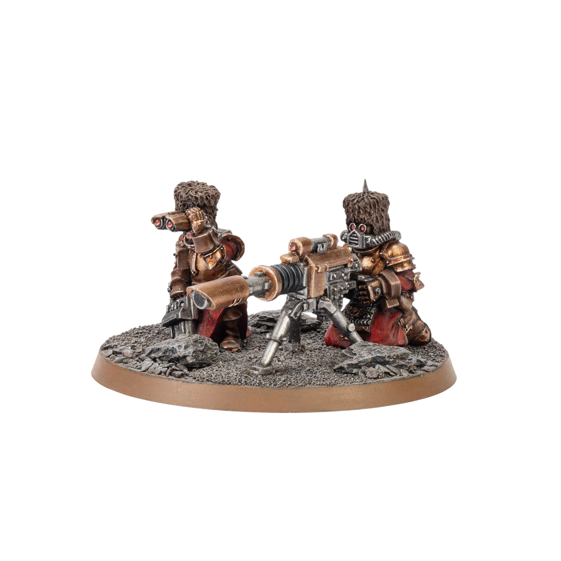 Vostroyan Lascannon Team (Custom Painted) (Assembled)