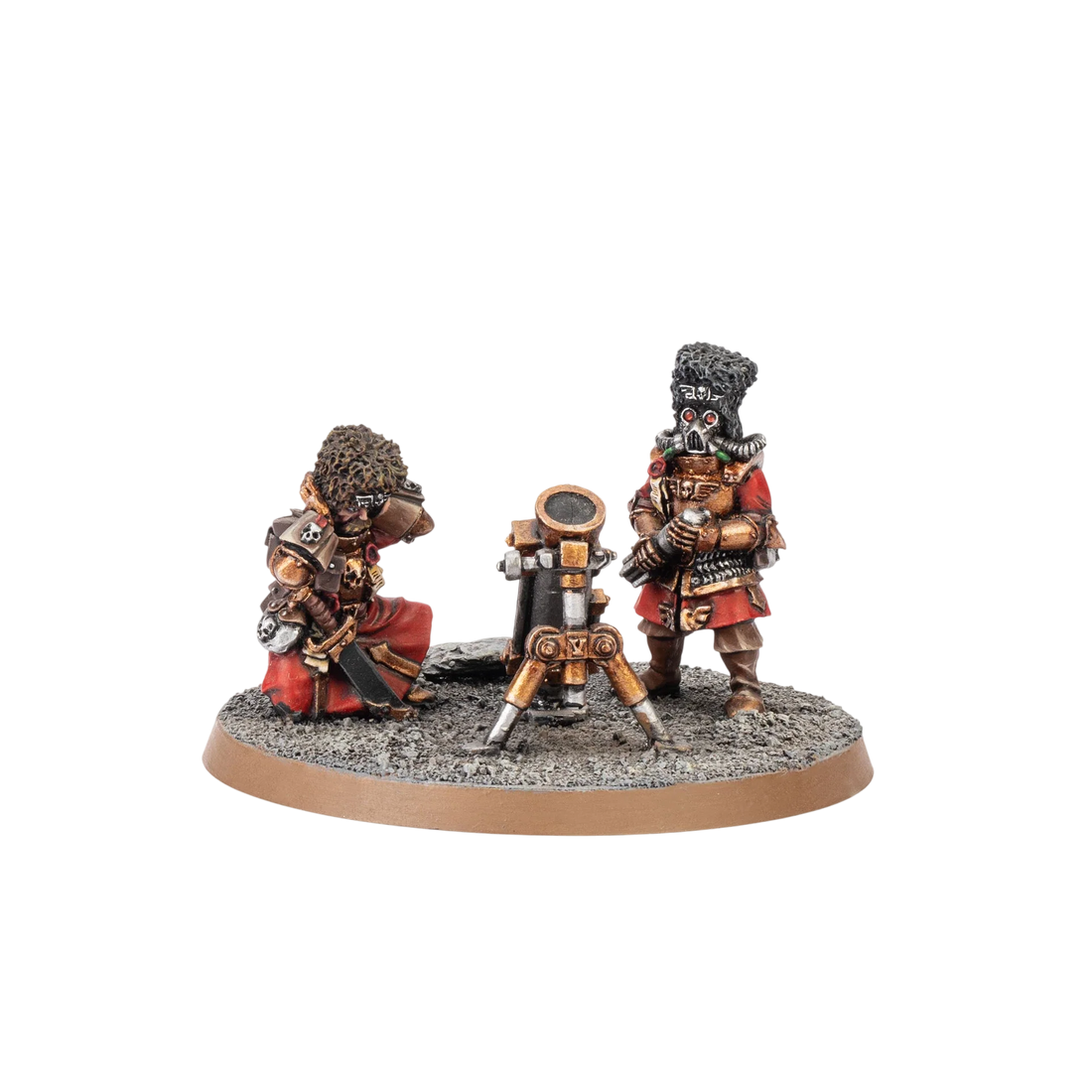 Vostroyan Mortar Team (Unpainted) (Assembled)