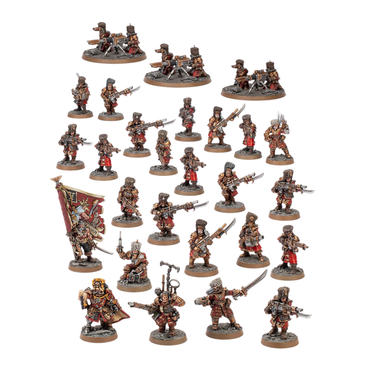 Vostroyan Platoon (Unpainted) (Assembled)