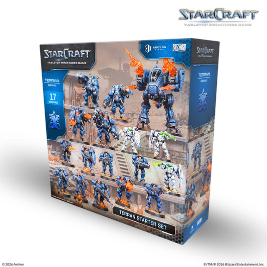 Terran Starter Set (Custom Painted) (Assembled)