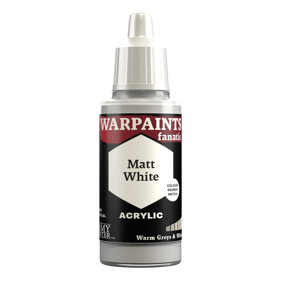 The Army Painter: Warpaints Fanatic: Matt White (New in Box)