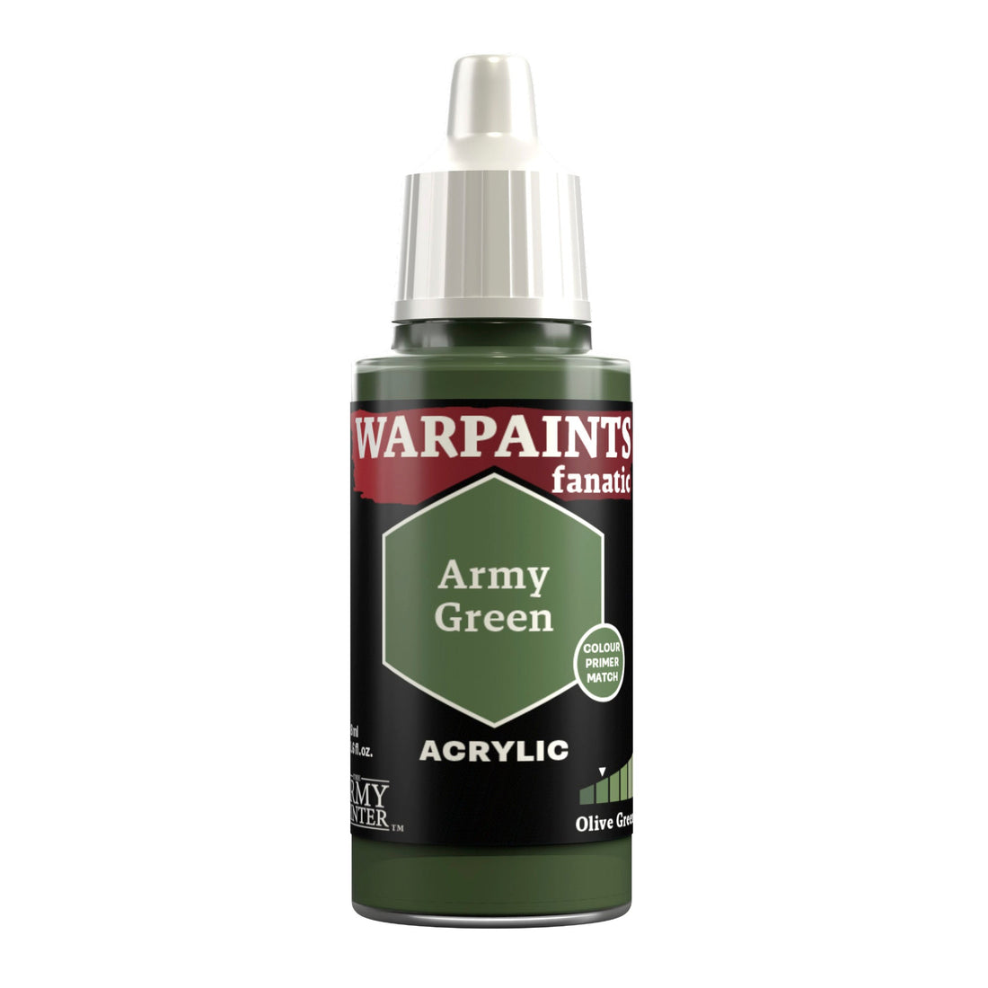 The Army Painter: Warpaints Fanatic: Army Green (New in Box)